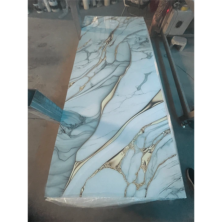 Fast Delivery Time UV Marble Sheet